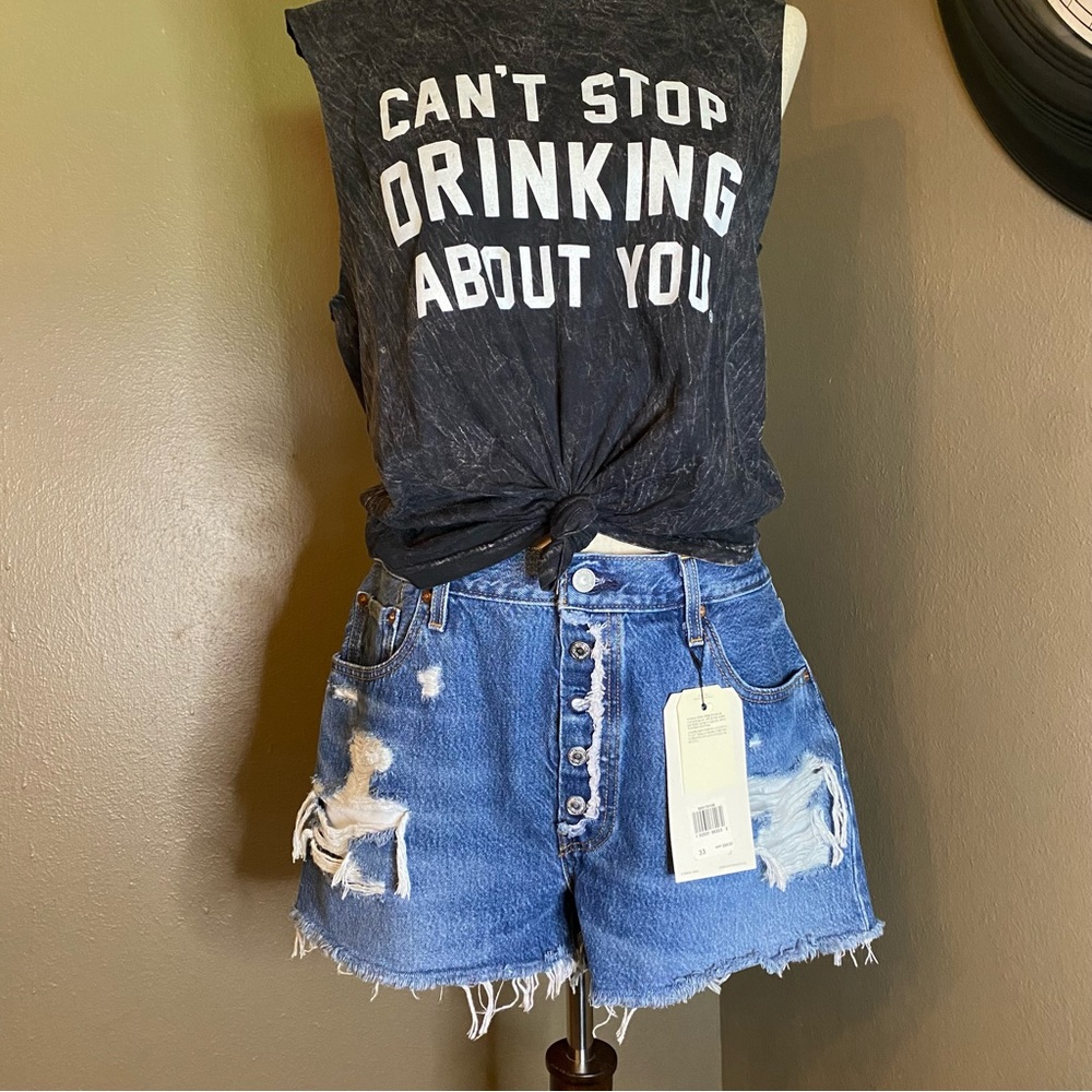 Levi’s 501 Button Up Shorts NWT